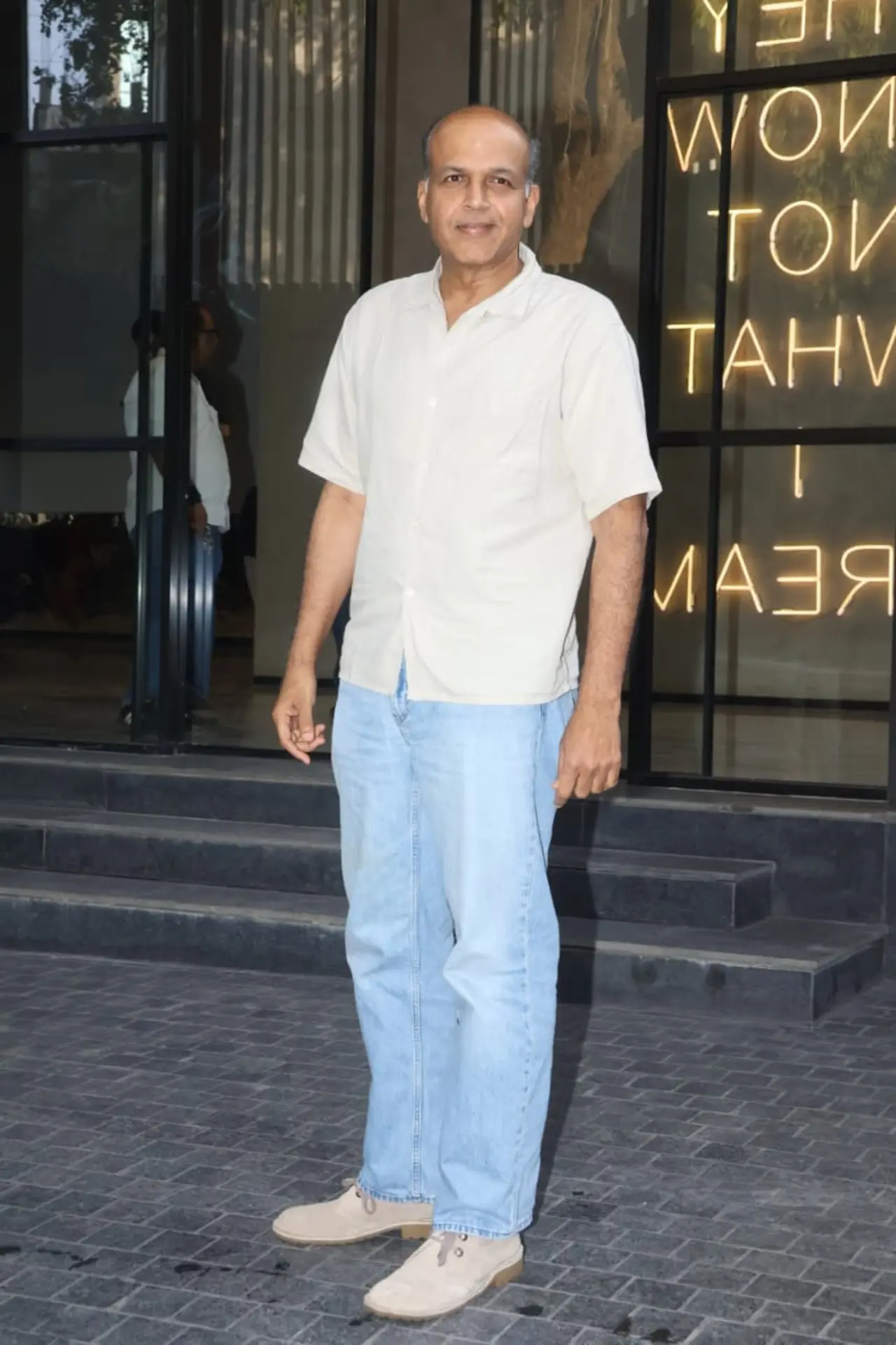 Filmmaker Ashutosh Gowariker was seen attending a special screening of Daadi Ki Shaadi.